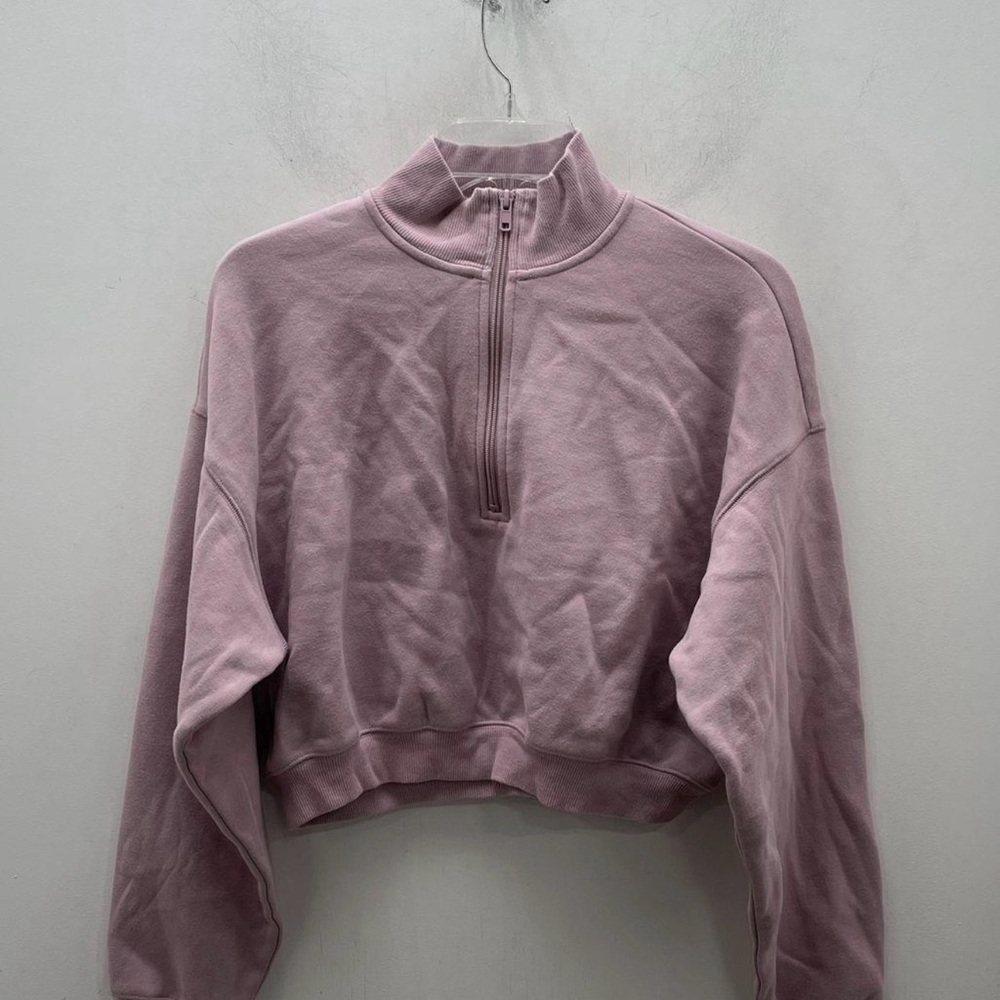 Skims Women's Pink Quarter-Zip Top
